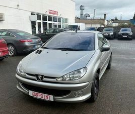 PEUGEOT 206 CC ROLAND GARROS TÜV NEU !!! LEDER/AUTOMATIK