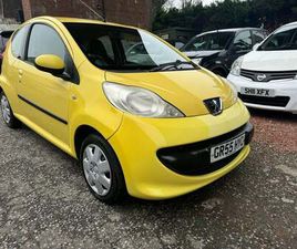 PEUGEOT 107 2006 PEUGEOT 107 1.0 URBAN 3DR HATCHBACK PETROL MANUAL