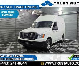 NISSAN NV NV2500 USED 2019 NISSAN NV CARGO NV2500 HD SV V6