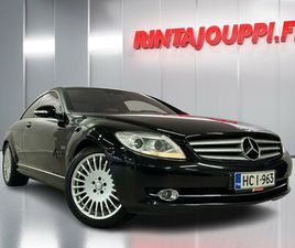 MERCEDES-BENZ CL 600 COUPE - 14 PÄIVÄN PALAUTUSOIKEUS - TÄYTEEN LADATTU SUOMIAUTO V12 MOOTTORILLA! EXCLUSIVE NAHAT, HIERONTA, HARMAN/KARDON, YÖNÄKÖ, ILMA-ALUSTA