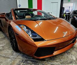 LAMBORGHINI GALLARDO SPYDER 2007 LAMBORGHINI GALLARDO SPYDER CONVERTIBLE SPIDER FERRARI F430