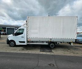 RENAULT ALASKAN RENAULT MASTER 3500KG PRITSCHE PLANE 10 PAL LUFTFEDER HINTEN