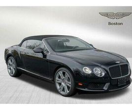 USED 2013 BENTLEY CONTINENTAL GTC V8