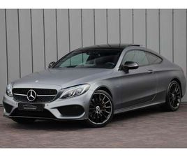 MERCEDES-BENZ C-KLASSE COUPÉ 250 NIGHT EDITION AUT9 | 211PK | PANO | MEMORY | BURMESTER | SFEERVERLICHTING | ILS | SELENIET MAGNO | NL-AUTO | 2018.