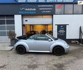 VOLKSWAGEN NEW BEETLE CABRIOLET - 1.4 HIGHLINE-CABRIO-MET AIRCO, LEDEREN INTERIEUR, STOELVERWARMING, NAP-RAPPORT EN EEN RUIM