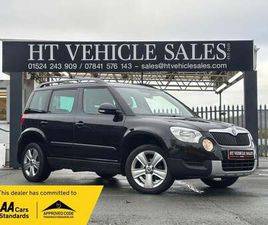 SKODA YETI 2010 SKODA YETI 2.0 TDI SE SUV 5DR DIESEL MANUAL 4WD EURO 5 (140 PS) HATCHBACK DIESEL MANUAL