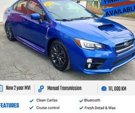 SUBARU IMPREZA WRX USED 2015 SUBARU WRX 4DR SDN MAN W/SPORT PKG