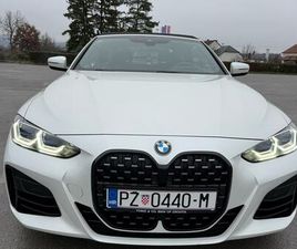 BMW SERIE 4 CABRIO M440I XDRIVE BMW M440I CABRIOLET XDRIVE KAO NOV!!!, 2022 GOD.