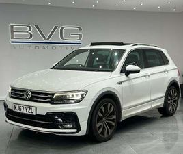VOLKSWAGEN TIGUAN 2017 VOLKSWAGEN TIGUAN 2.0 TSI 180 4MOTION R-LINE 5DR DSG ESTATE PETROL AUTOMATIC