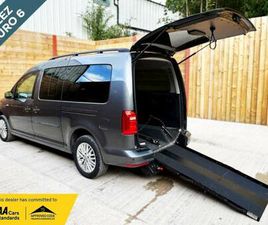 2021 VOLKSWAGEN CADDY MAXI LIFE 5 SEAT AUTO WHEELCHAIR ACCESSIBLE DISABLED ACCESS VEHICLE WAV MP...