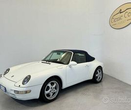 PORSCHE 911 CABRIOLET 993 CARRERA PORSCHE 993 CARRERA CAT CABRIOLET ISCRITTA ASI C