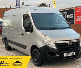 VAUXHALL MOVANO 2.3 CDTI 3300 FWD L2 H2 EURO 6 5DR