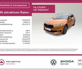 SKODA FABIA WAGON SKODA FABIA 1.0 TSI TOUR, WINTERPAKET, SUNSET, KESSY,