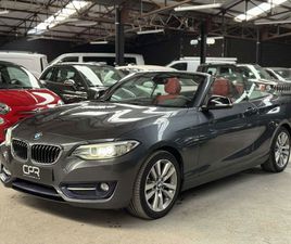 BMW SERIE 2 CABRIOLET 218 BMW 218I CABRIOLET * GPS * CUIR ELEC/CH * CRUISE * CLIM