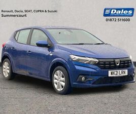 DACIA SANDERO 2021 DACIA SANDERO SANDERO 1.0 TCE EXPRESSION 5DR HATCHBACK HATCHBACK NATURAL GAS MANUAL