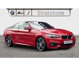 BMW SERIE 2 CABRIOLET 220 BMW 2 SERIES 220D M SPORT CONVERTIBLE 2.0 2DR