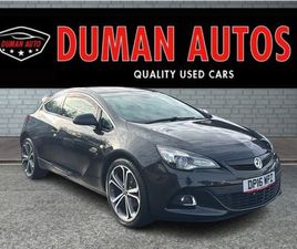 VAUXHALL ASTRA GTC 2016 VAUXHALL GTC 1.6CDTI LIMITED EDITION (136PS)