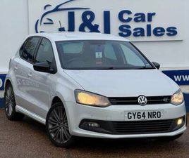 VOLKSWAGEN POLO BLUE GT 2014 VOLKSWAGEN POLO 1.4 TSI BLUEMOTION TECH ACT BLUEGT HATCHBACK 5DR PETROL MANUAL EURO 6 (START/STOP) ...