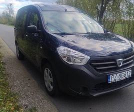 DACIA DOKKER 2015 1.6BENZYNA+LPG STAN BARDZO DOBRY NOWA BUTLA LPG STĘSZEW - SPRZEDAJEMY.PL