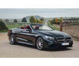 MERCEDES CLASSE S CABRIOLET S 63 AMG 2017 MERCEDES S63 AMG CABRIOLET A VENDRE
