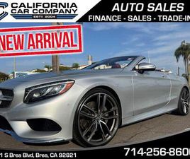 USED 2017 MERCEDES-BENZ S-CLASS CABRIOLET