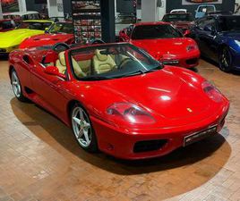 FERRARI 360 MODENA SPIDER SPIDER F1 PELLE BEIGE / SERVICE BOOK / TAGLIANDI