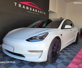 TESLA MODEL 3 PERFORMANCE DUAL MOTOR AWD 462 CH TVA RECUPERABLE POUR LES PROS