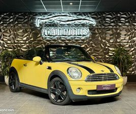 MINI CABRIO COOPER MINI COOPER CABRIOLET 1.6 122CV PACK CHILI / RADIO CD / CLIM AUTO / REGULATEUR / AIDE AU STATIONNEMENT AR / FEUX AUTO / ESSUIES-GLACE AUTO / DOUBLE DES CLES / G