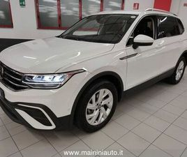 VOLKSWAGEN TIGUAN ALLSPACE VOLKSWAGEN TIGUAN ALLSPACE 1.5 TSI 150CV DSG LIFE CAMBIO AUTOMATICO 7 POSTI