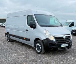 2019 VAUXHALL MOVANO 2.3 CDTI 3500 PANEL VAN 5DR DIESEL MANUAL FWD L3 H2 EURO 6 (130 PS) PANEL VA...