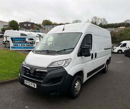 VAUXHALL MOVANO 2022 VAUXHALL MOVANO 2.2 TURBO D 140PS H2 VAN DYNAMIC PANEL VAN DIESEL MANUAL