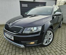 ŠKODA OCTAVIA SCOUT 2.0 TDI 150KM 4X4 LED KAMERA NAVI ZADBANY BDB STAN SERWIS ASO GDYNIA