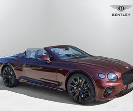 BENTLEY CONTINENTAL GTC SPEED CONTINENTAL GTC 6.0 W12 SPEED