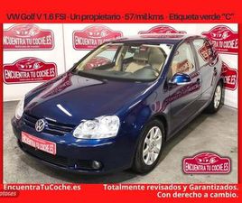 VOLKSWAGEN GOLF 1.6 FSI SPORTINE