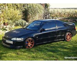 HONDA CIVIC HONDA CIVIC V 1.6 COUPE 270KM/340NM D16 TURBO EJ1, MOŻLIWA ZAMIANA. STRZELCE OPOLSKIE - SPRZEDAJEMY.PL