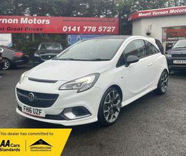 2016 VAUXHALL CORSA 1.6I TURBO VXR EURO 6 3DR HATCHBACK PETROL MANUAL