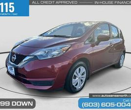 NISSAN VERSA NOTE $115/MO - 2018 NISSAN VERSA NOTE SV