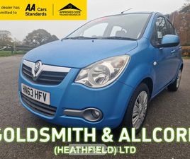 VAUXHALL AGILA VAUXHALL AGILA 2013