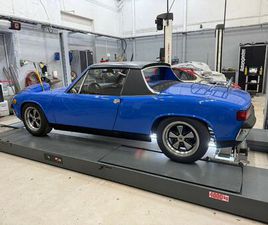 PORSCHE 914 914 6 914-6 . ADRIABLAU , MATCHING NR , OPPGRADERT TIL S SPEC