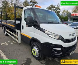 WHITE 3.0D HPI 18V 65C 3450 DROPSIDE, 27,000 MILES, 1 OWNER, EURO 6 ULEZ, 6-SPEED, BLUETOOTH, RADIO,