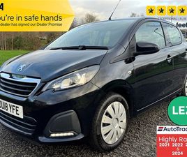 PEUGEOT 108 1.0 ACTIVE HATCHBACK 5DR PETROL MANUAL EURO 6 (72 PS)