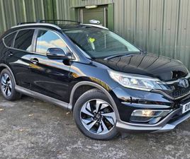 2016 HONDA CR-V 1.6 I-DTEC SR SUV 5DR DIESEL MANUAL EURO 6 (START/STOP) (120 PS) ESTATE DIESEL MANUAL