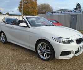 BMW SERIE 2 CABRIOLET 2016 - 1.5 M SPORT CONVERTIBLE 2DR PETROL AUTO EURO 6 (START/STOP) (136 PS)