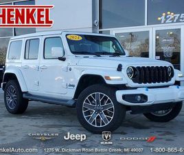 JEEP WRANGLER CONVERTIBLE USED 2024 JEEP WRANGLER 4XE HIGH ALTITUDE