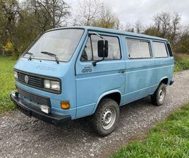 VOLKSWAGEN T3 KOMBI 1.6TD SYNCRO 4WD 9-SITZER 16TKM AT MOTO