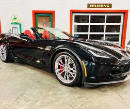 CORVETTE C7 CABRIOLET Z06 2015 CHEVROLET CORVETTE Z06 CONVERTIBLE, LOW 9K MILES, BLACK/RED, 2LZ