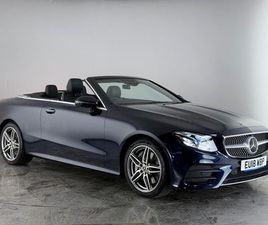MERCEDES CLASSE E CABRIOLET E 400 MERCEDES-BENZ E-CLASS 3.0 E400 V6 AMG LINE (PREMIUM PLUS) CABRIOLET G-TRONIC+ 4MATIC EURO 6 (START/STOP) 2DR