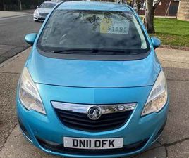 2011 VAUXHALL MERIVA 1.4T 16V [140] EXCLUSIV 5DR MPV PETROL MANUAL