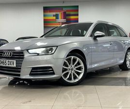 AUDI A4 AVANT 2016 (65) - 2.0 TFSI SPORT ESTATE 5DR PETROL MANUAL EURO 6 (START/STOP) (190 PS)