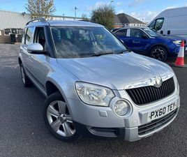 SKODA YETI 2010 - 2.0 TDI SE SUV 5DR DIESEL MANUAL EURO 5 (110 PS)